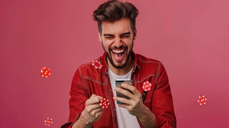 Kartu permainan yokubet di layar ponsel